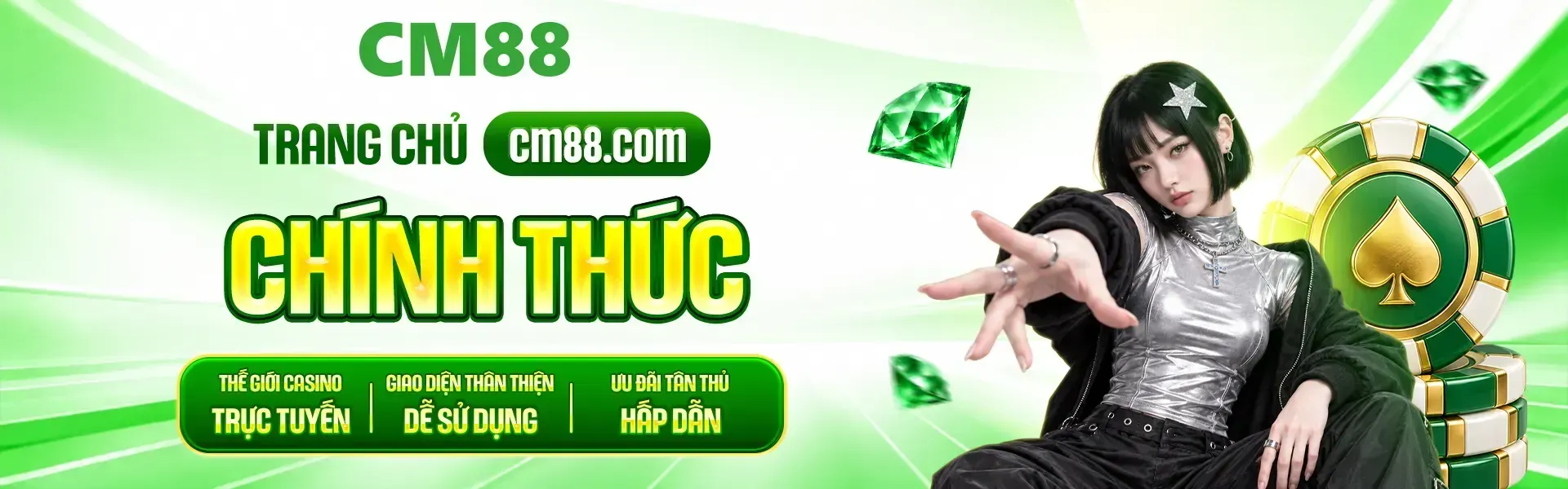 Phiên bản 1: CM88 – Nền tảng giải trí trực tuyến đáng chú ý năm 2026, nạp đầu thưởng 100%, đăng ký nhận +68K khám phá kho game phong phú, bảo mật dữ liệu, giao dịch nhanh chóng.